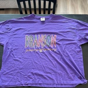 Vintage 90’s Branson Purple Graphic T-Shirt